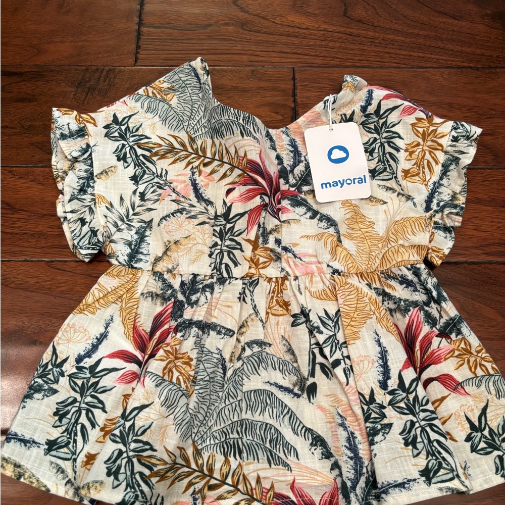 Mayoral Girls Floral Top